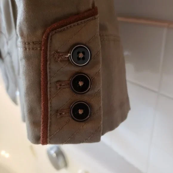 WHBM Military Style Jacket Size 4 - Picture 6 of 7